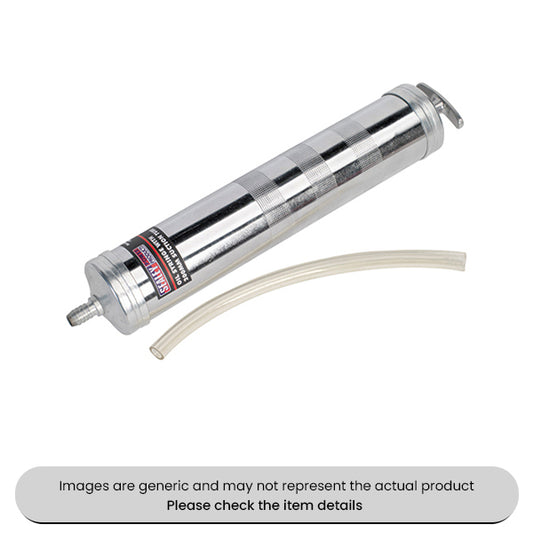 Chromed Steel Oil Suction Syringe 500ML Pack Qty 1