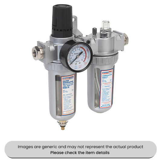Air Filter Heavy-duty Regulator/Lubricator Pack Qty 1
