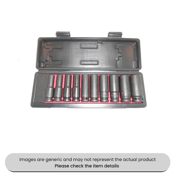 Allow Wheel Impact Socket Set 1" Drive, 10 Piece Set Pack Qty 1