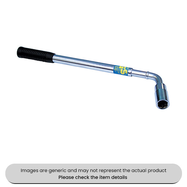 Extending Wheel Wrench 1/2" Drive L Type 530mm Rubber Grip Pack Qty 1