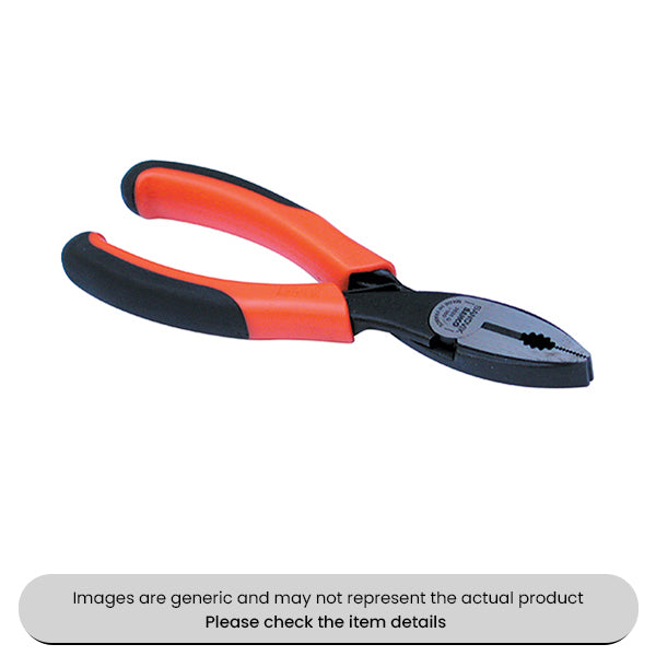 Black Oxidized Combination Pliers With Wire Cutter 200MM Pack Qty 1