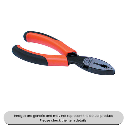 Black Oxidized Combination Pliers With Wire Cutter 200MM Pack Qty 1
