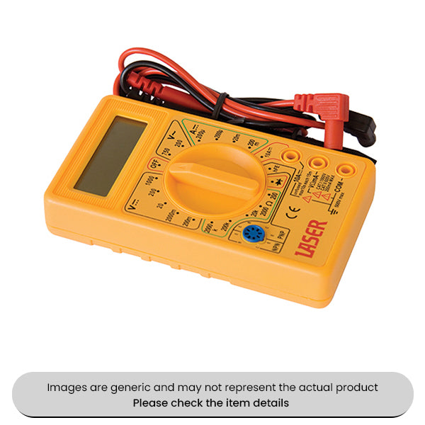 Digital Multi-Testers with 9V Battery Pack Qty 1