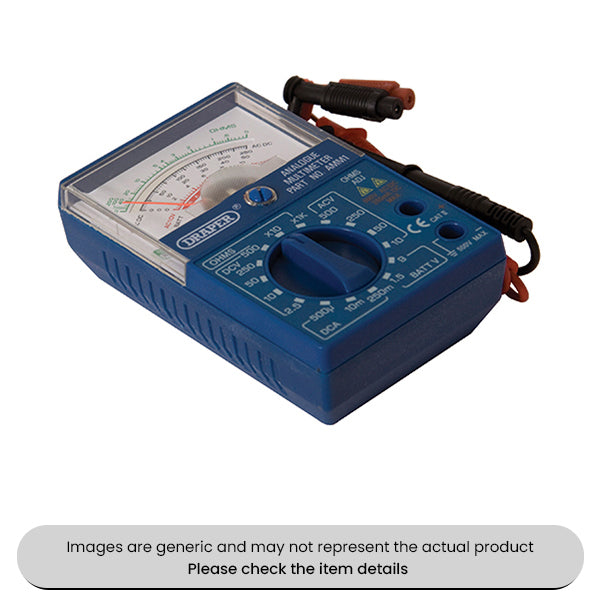 Analogue Multi-Tester with 9V Battery Pack Qty 1