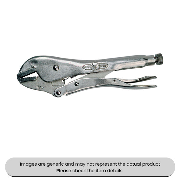 Locking Pliers Straight Jaw 10R 200mm Pack Qty 1