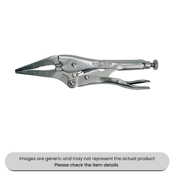 Long Nose Locking Pliers With Wire Cutters 6LN 150mm Pack Qty 1