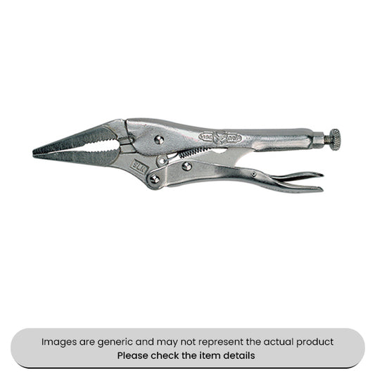 Long Nose Locking Pliers With Wire Cutters 6LN 150mm Pack Qty 1
