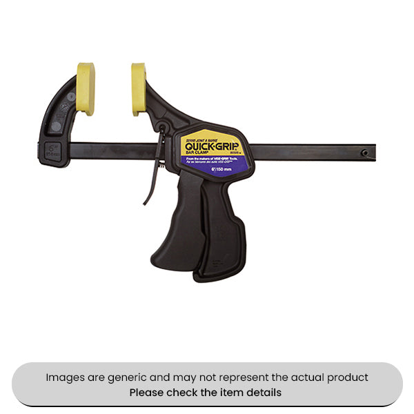 Bar Clamp Fast One-handed Operation 150mm Pack Qty 1