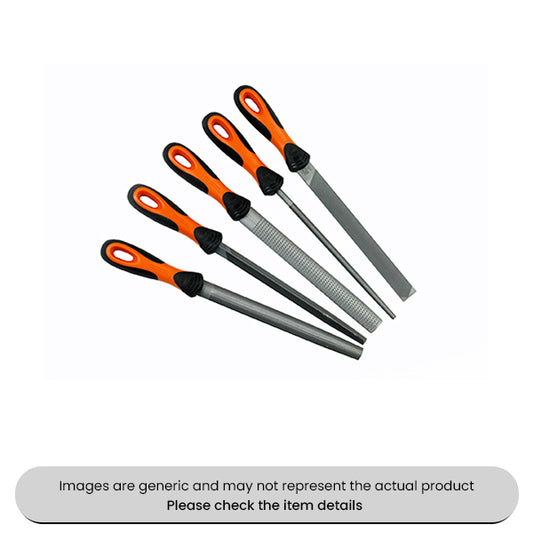 Hand, Square, Round, Half Round File Set 8" With Storage Wallet Pack Qty 1