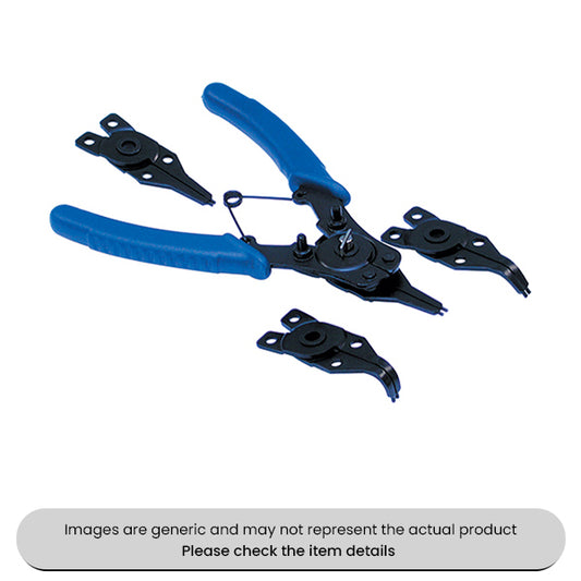Circlip Pliers Set Changeable Heads For Internal & External Circlips Pack Qty 1