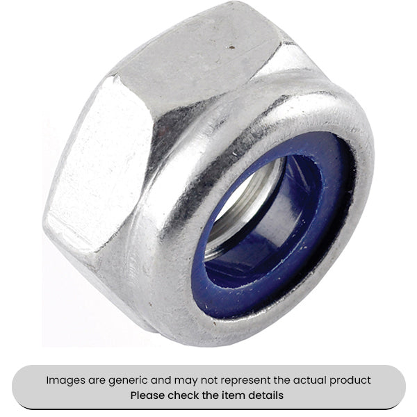 Grade A2 Nylon Insert Locking Nuts Stainless Steel T Type M5 Pack Qty 100
