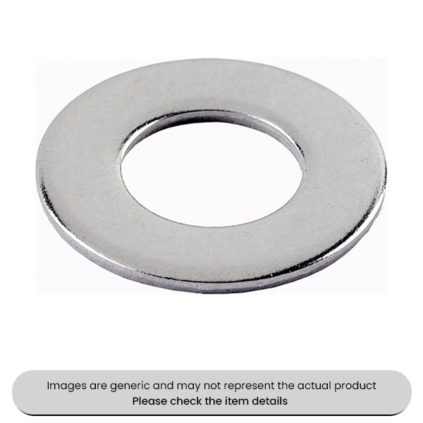 Grade A2 Stainless Steel Flat Washers BS 4320 Form B 6MM Pack Qty 100