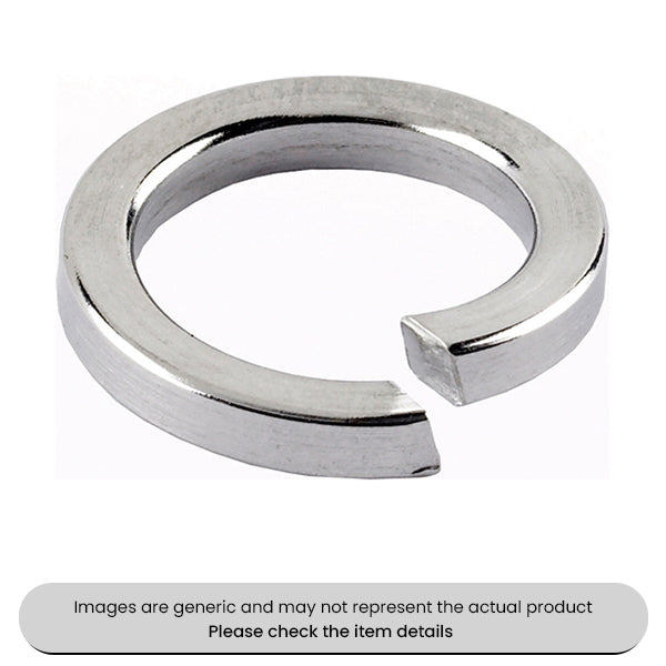 Grade A2 Stainless Steel Spring Washers 10MM Square Section Pack Qty 500