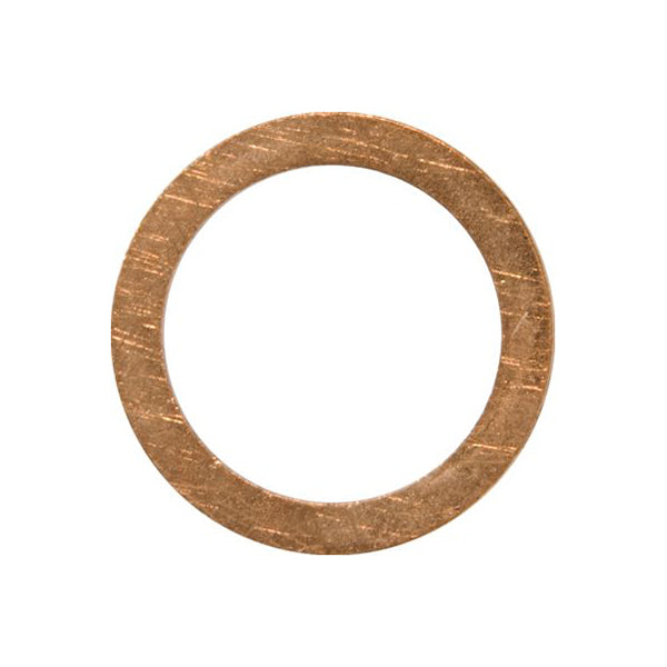 Copper Sealing Washers Metric Assortment - Box of 250 Pieces, 16 Sizes, DIN 7603A Box of 250 Pieces