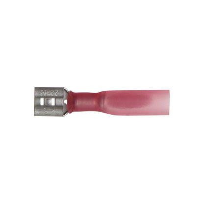 Heat Shrink Terminals Assorted Red & Blue Box 130 Pieces (Push?Ons, Rings, Butt Connectors) Box of 130 Pieces