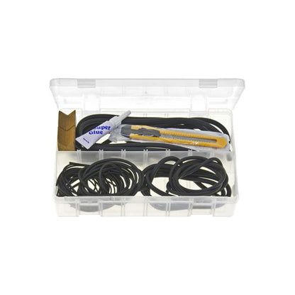 Nitrile Rubber O-Ring Splicing Kit 14 Piece Cord Knife Glue Cutting Block Kit of 14 Piece