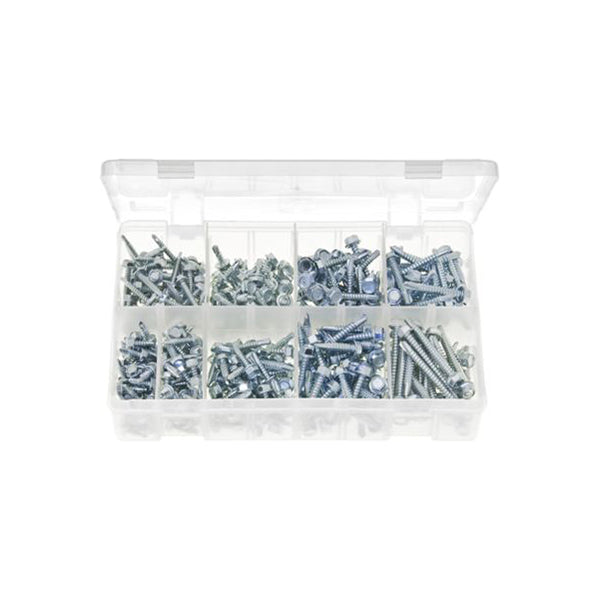 Self-Drilling Screws Hex Head Box of 400 Pieces Box of 400 Pieces