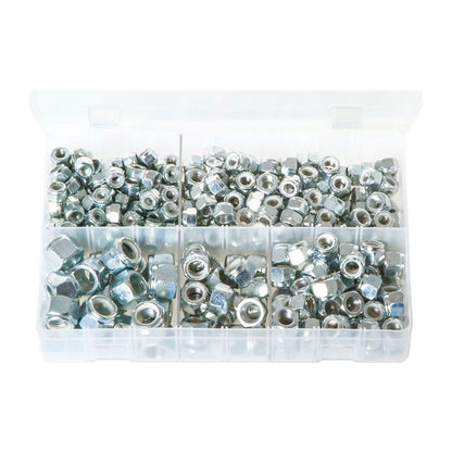 Zinc Plated Steel Nylon Lock Nuts UNF Box of 290 Pieces BS4929 Equivalent Box of 290 Pieces