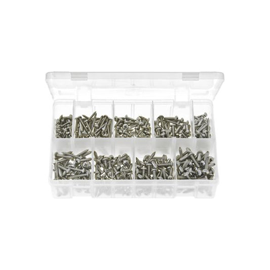 Self-Tappers Stainless Steel Pan Pozi Box of 450 Pieces Box of 450 Pieces