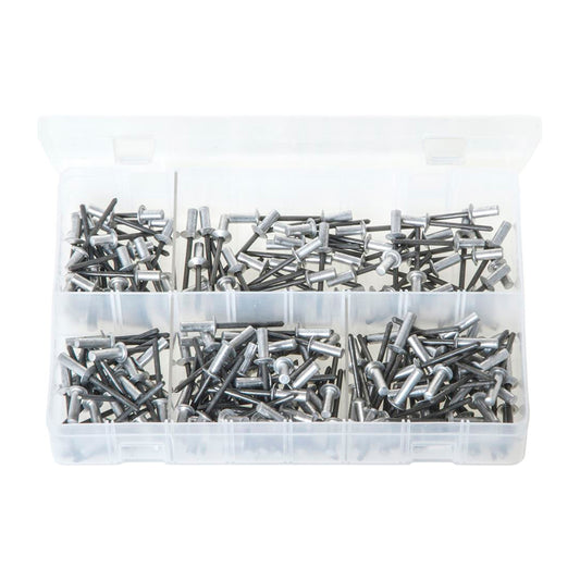 Rivets Sealed Aluminium - Box of 200, DIN 7337, Sizes 4.8 x 10–18mm Box of 200 Pieces