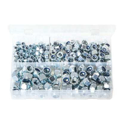 Zinc Plated Steel Nylon Lock Nuts M6-M12 Box of 300 Pieces DIN 982 P-Type Box of 300 Pieces