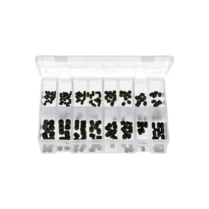 Grub Screws Black UNF Assortment Box 225 Pieces - DIN 916 Box of 225 Pieces