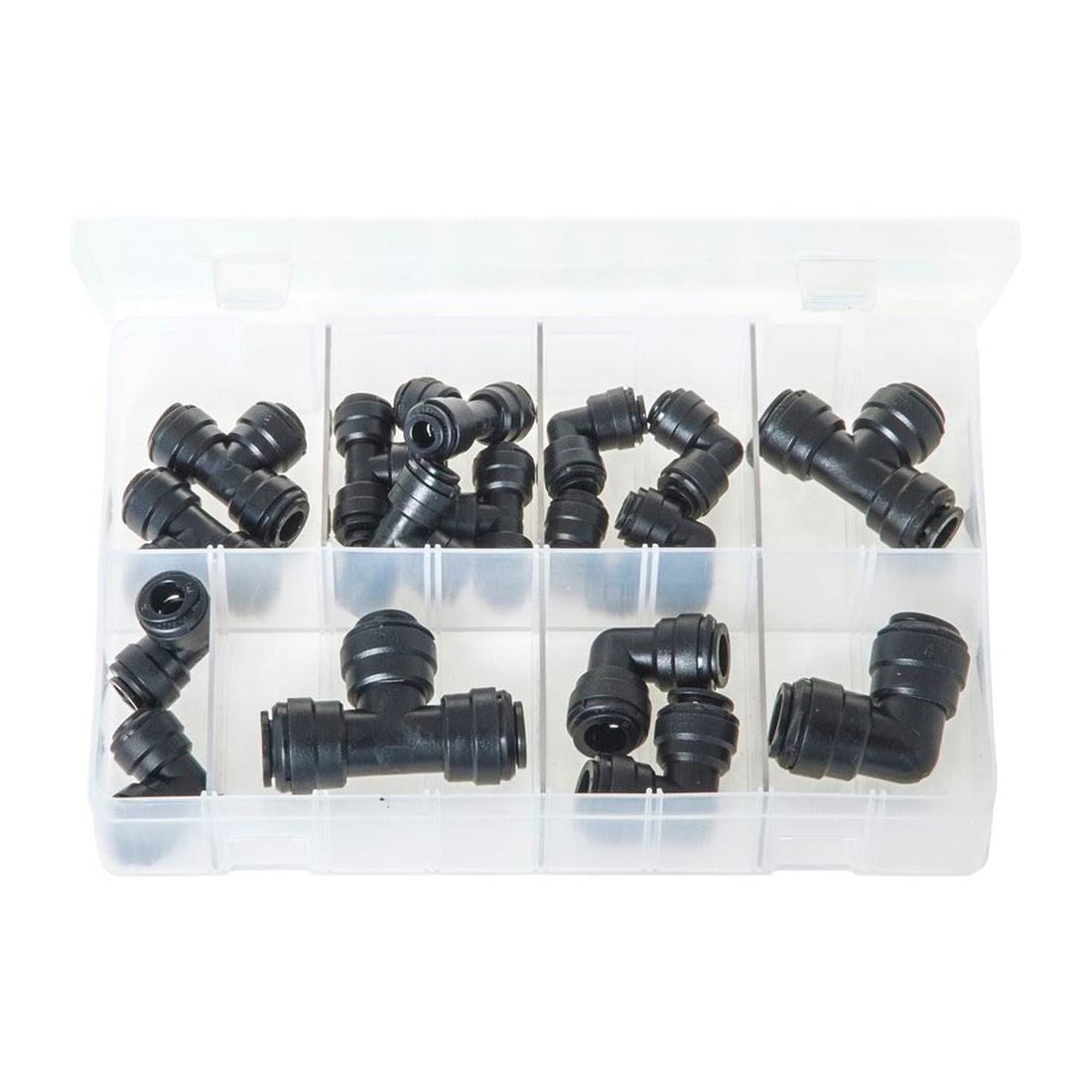 Quick Fit Couplings Elbows and Tees Metric Box of 17 Plastic Box of 17 Pieces
