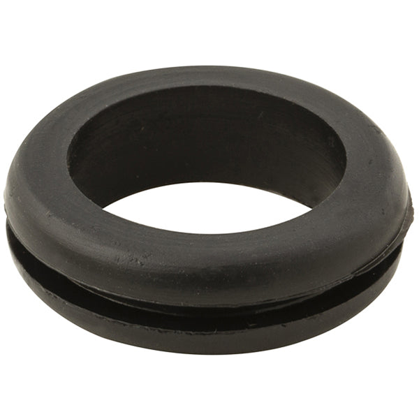 Wiring Grommets Assortment - 220 Pieces, Black PVC, 7 Sizes (6.4–31mm Holes) Box of 220 Pieces