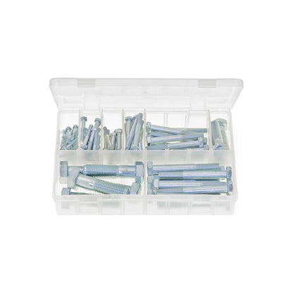 Bolts High Tensile Metric Box of 90 Pieces Zinc Plated Steel DIN 931 Box of 90 Pieces