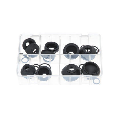 Dust Covers Assorted Kit 10 Sets with Rubber O-Rings Box of 10 Kits