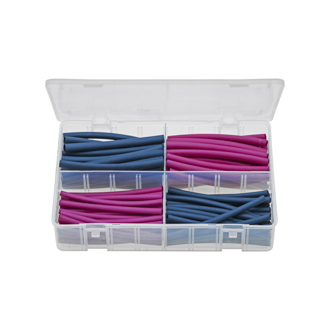 Heat Shrink Tubing Black & Red 100mm Box 100 Pieces (Polyolefin, Shrink Ratio 2:1) Box of 100 Pieces