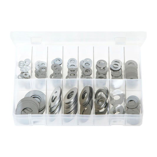 Zinc Plated Steel Shim Washers Box of 315 Assorted Thickness Box of 315 Pieces