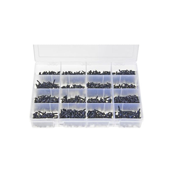 Self-Tappers Black Flanged Pozi Box of 1250 Pieces Box of 1,250 Pieces