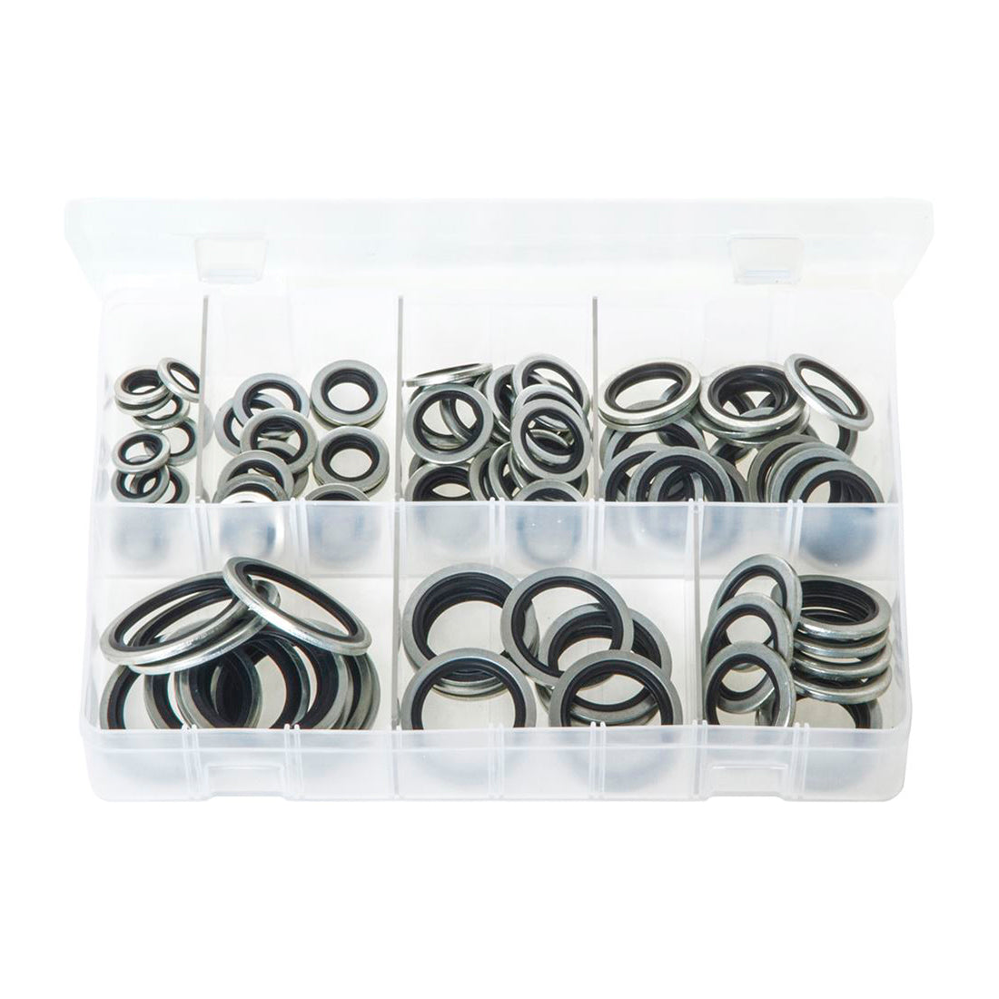Bonded Seals (Dowty Washers) - BSP Assortment, Box of 100 Pieces, 7 Sizes Box of 100 Pieces