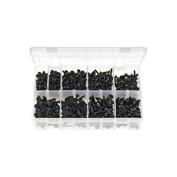 Self-Tappers Black Flanged Pozi Box of 700 Pieces Box of 700 Pieces