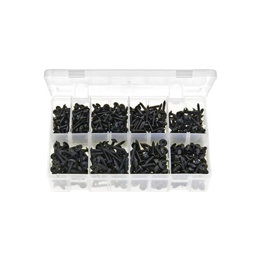 Self-Tappers Black Flanged Pozi Box of 700 Pieces Box of 700 Pieces