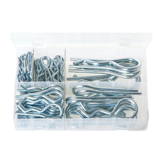 R?Clips Assortment - Box of 80 Pieces, 5 Sizes (2.5x45 to 6x117mm) Box of 80 Pieces