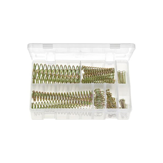 Compression Springs Assortment - Box of 70 Pieces, 10 Sizes (21.2x8.9mm to 124x16mm) Box of 70 Pieces