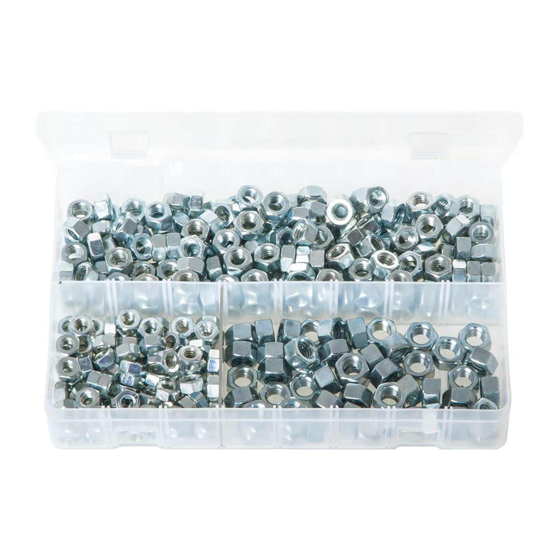 Zinc Plated Steel Nuts UNC Box of 350 Pieces ANSI B18.2.2 Box of 350 Pieces