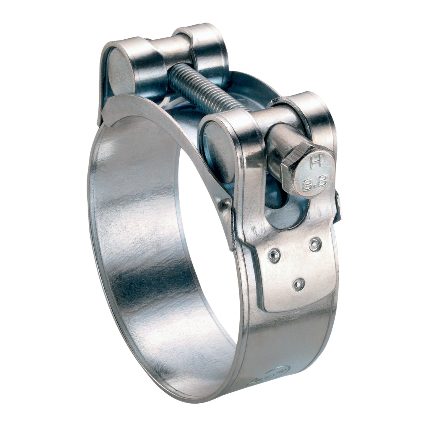 Ace W1 T-Bolts 113-121mm Zinc Plated Mild Steel Hex Head Band Screw Cylinders Pack of 10