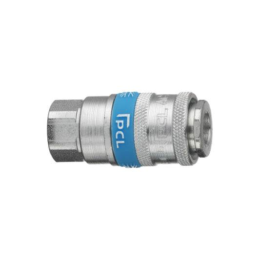 PCL Airflow Coupling - 3/8" BSP Female, For Fixed Bench Applications, Single?Action Pack of 5