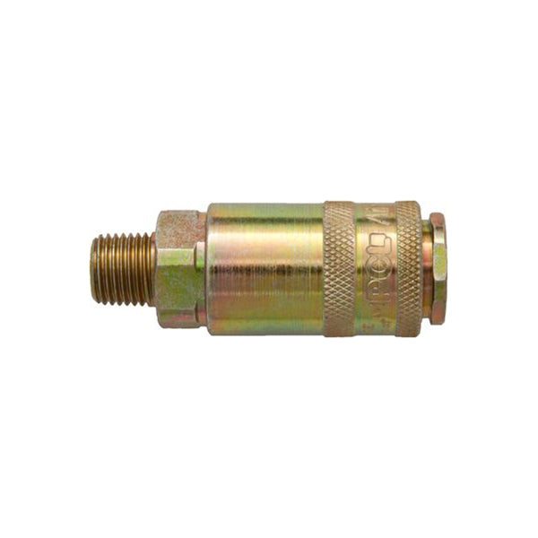PCL Airflow Coupling - 1/4" BSP Male, For Portable Air Tools & Test Panels Pack of 2