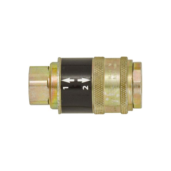 PCL Safeflow Safety Coupling - 1/4" BSP Female, ISO 4414/EN 983 Compliant, Self?Vent Release Qty 1