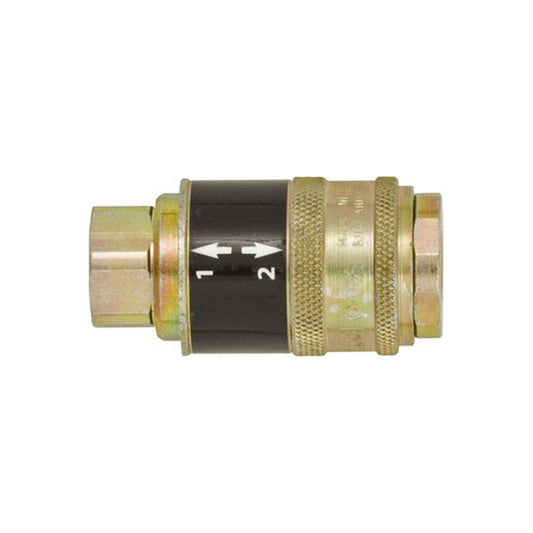 PCL Safeflow Safety Coupling - 1/4" BSP Female, ISO 4414/EN 983 Compliant, Self?Vent Release Qty 1