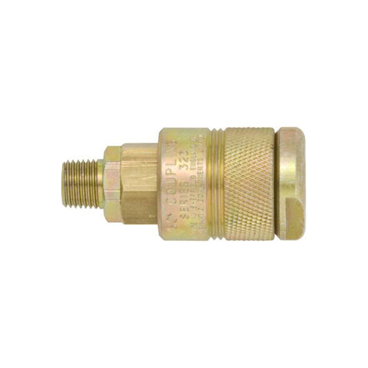 PCL 60 Series Coupling - 1/4" BSP Male, For Garage, Tyre Shop & Industrial Applications Qty 1
