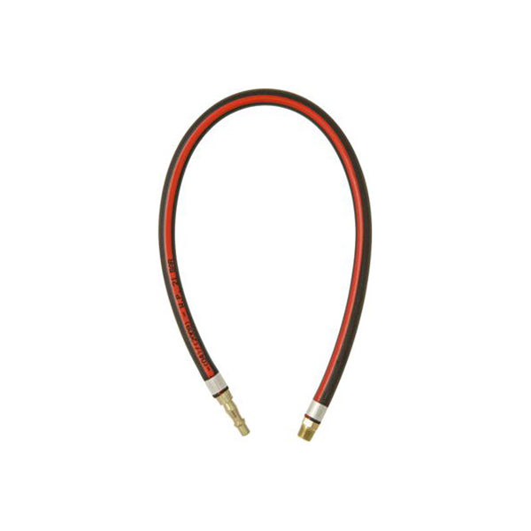 Whip Hose - 0.6m Length, Ø7mm (1/4"), BSP Male Ends, ISO 4414 & EN983 Compliant, Prevents Hose Whip Qty 1