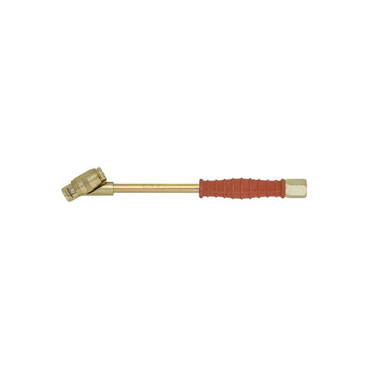 Tyre Valve Connector - Twin Clip?On, Closed End Qty 1