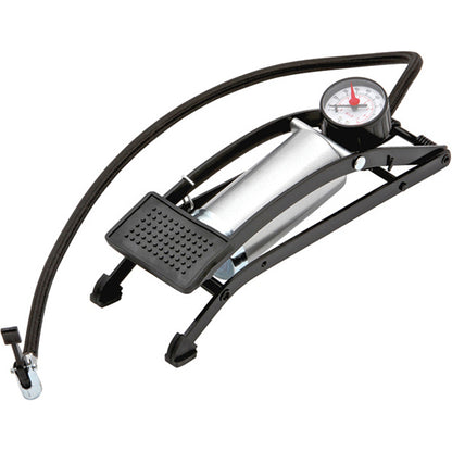 PCL E35 Foot Pump - Steel Barrel, Preset Dial Gauge, Includes Adapters for Air Beds, Cycles & Balls Qty 1