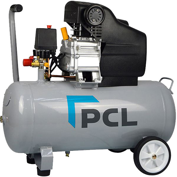 PCL Direct Drive Compressor - 24L, 2HP Motor, 206 l/min Flow, Portable, CE Certified Qty 1