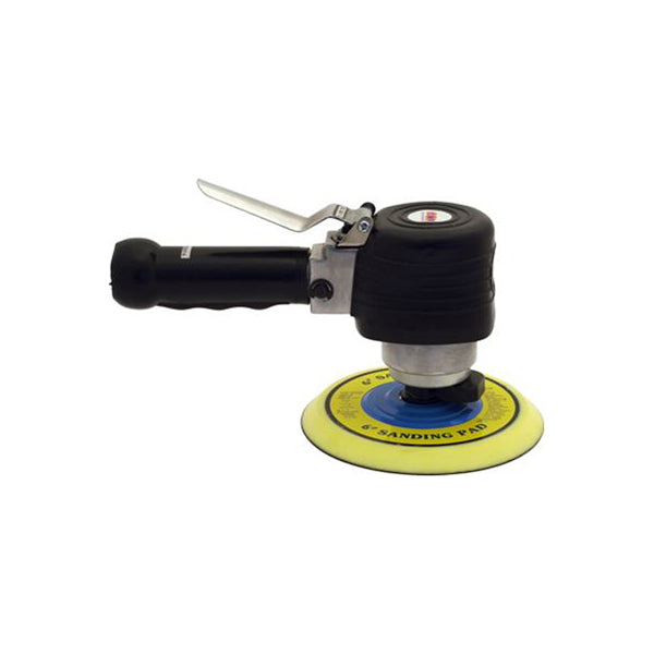 PCL Air Tool - Orbital Sander, Central Vacuum Type, 150mm Pad, Free Speed 12,000 RPM, Dust Bag Included Qty 1